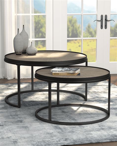 11 round coffee tables to bring your home decor full circle