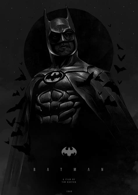 Batman (1989) poster by Tomasz Majewski : r/batman