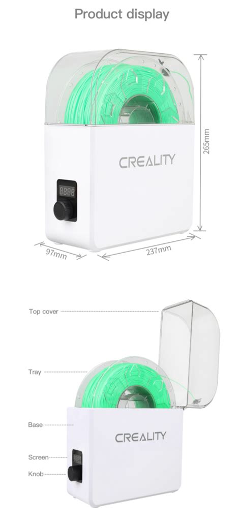 Creality Filament Dry Box