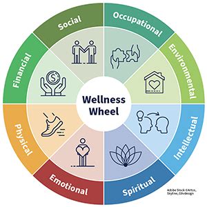 University of New Hampshire – Wellness Wheel