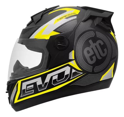 Casco De Moto Cerrado Carbon Evo Para Hombre Color Gris Mate Casco