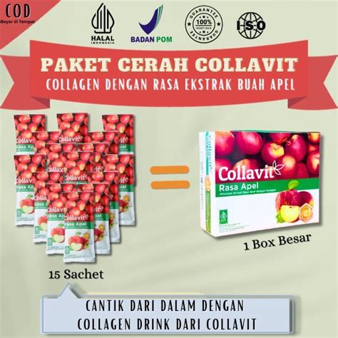 Jual Collavit Box Besar Collagen Drink With Psyllium Husk And