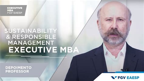 Executive Mba Professor Aron Belinky Fala Sobre Sustainability