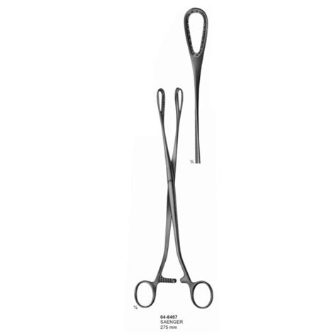 One Way Surgical Saenger Placenta And Ovum Forceps 275 Mm