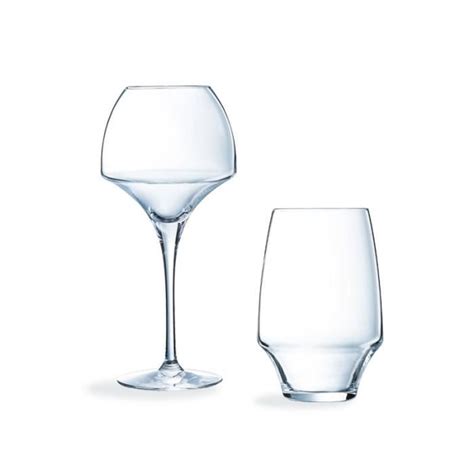 Ensemble 12 verres à pied Open Up Chef Sommelier Cdiscount Maison