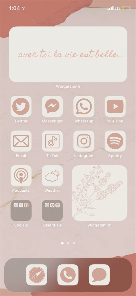 Minimalist Pink Ios14 Over 20 App Icons Widgets Aesthetic Etsy