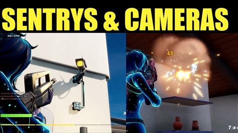 Fortnite Destroy Sentry Cameras Or Sentry Turrets Locations Tntina