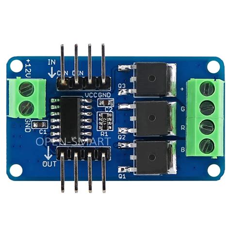 RGB LED Strip Driver Module Full-Color RGB Strip Controller Board Can ...