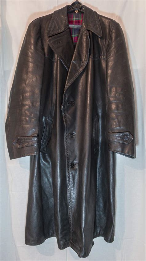 Gestapo Leather Trench Coat