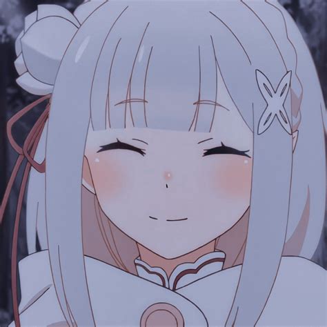 Re Zero Emilia Icond Anime Icons Anime Aesthetic Anime