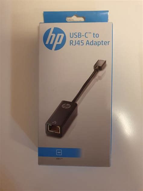 Hp Usb C To Rj Adapter