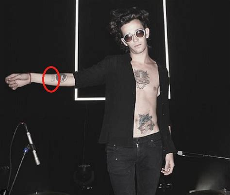 The 1975 Matt Healy Tattoos