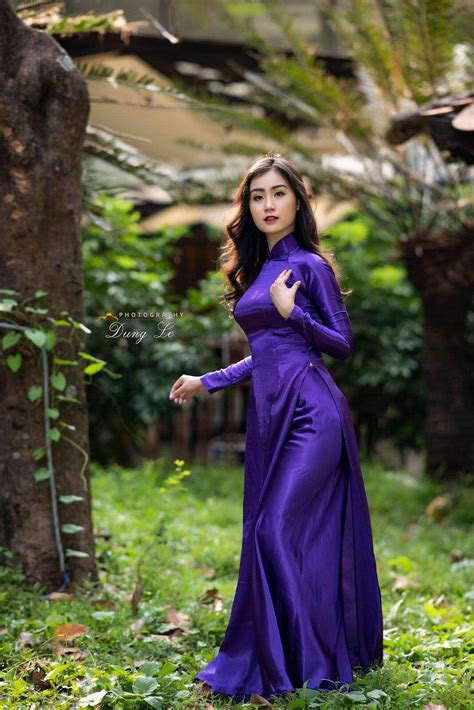 Chết Vì 1 Người Satin Dress Long Vietnamese Long Dress Satin Fashion