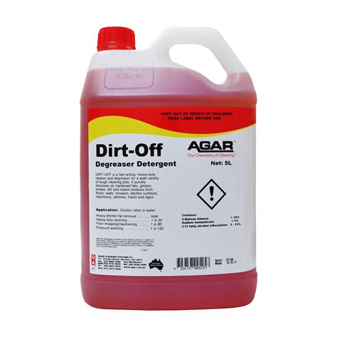 Agar Dirt Off Degreaser Detergent Crisp N Clean Industrial Cleaning