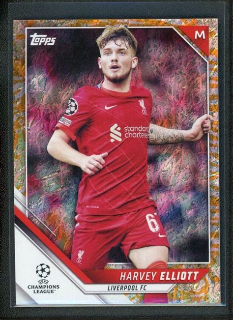 Harvey Elliott Topps Uefa Champions League Jade Tiger Ebay