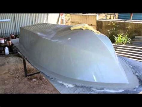 Fibreglass Boat Building From Mold YouTube