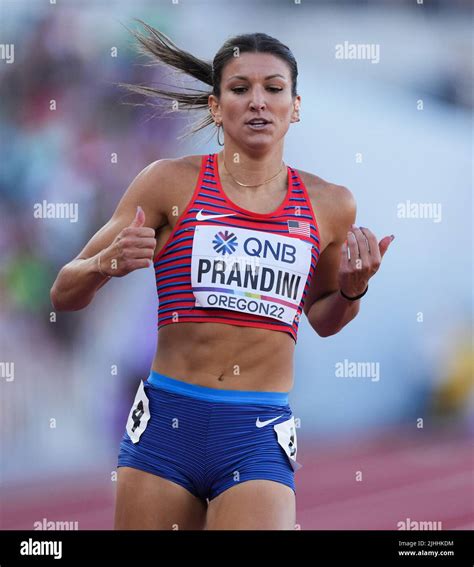 Usas Jenna Prandini During The Womens 200m Heat 6 On Day Four Of The