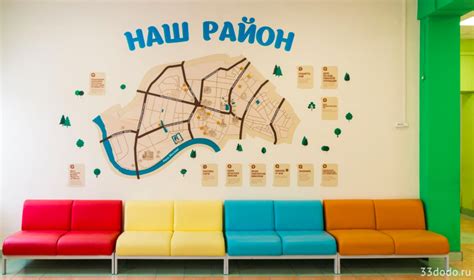 Не только краска: 10 простых идей для оформления стен в школе