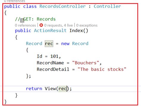 Asp Net Mvc Passing Data From Controller To View