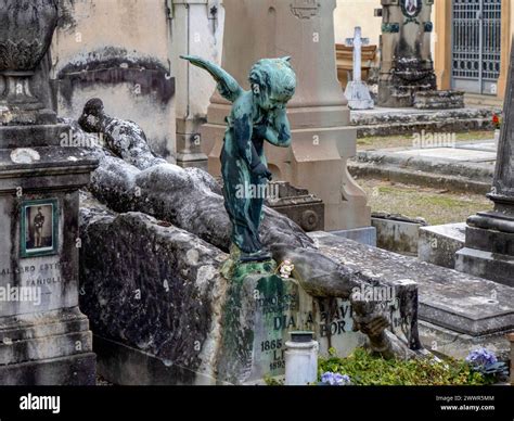 Florence Italy March The Monumental Cemetery Of The Porte