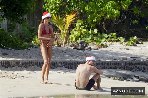 Izabel Goulart Sexy Seen With Kevin Trapp Showing Off Her Attractive Body In A Spicy Red Bikini