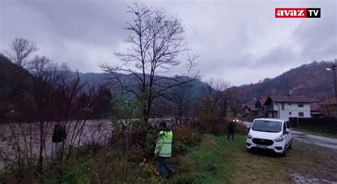 I Dalje Traje Potraga Za Radnikom Koji Je Upao U Rijeku Bosnu