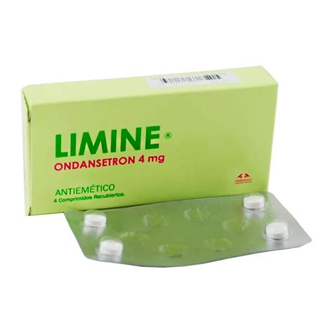 Limine Ondansetron 4mg Caja De 4 Comprimidos Recubiertos Punto Farma