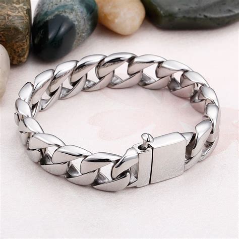 High Quality Mens Jewelry Kb Bd Pure Stainless Steel Solidcuban