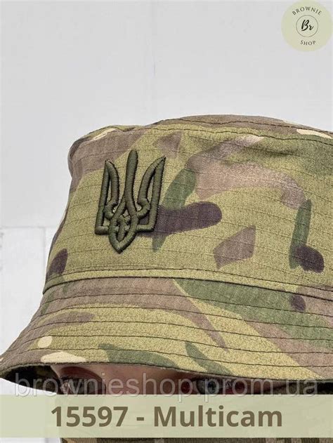 Армейская Панама Украина C Гербом. Тактическая Военная Панамка Хлопок ...