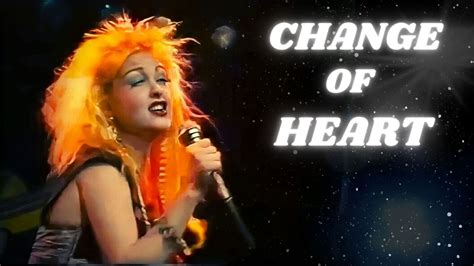 Cyndi Lauper Change Of Heart 1986 REMASTER YouTube