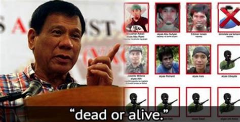 Pangulong Duterte May Alok Na Isang Milyong Pabuya Para Sa Bawat Abu