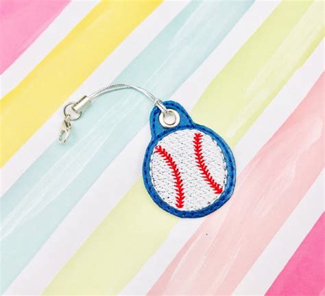 Baseball Zipper Pulls Crashing Waves Designs