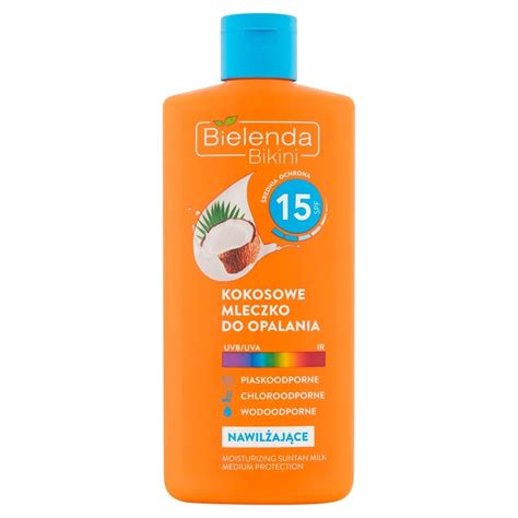 Bielenda Bikini Kokosowe mleczko do opalania SPF ml Zakupy online z dostawą do domu