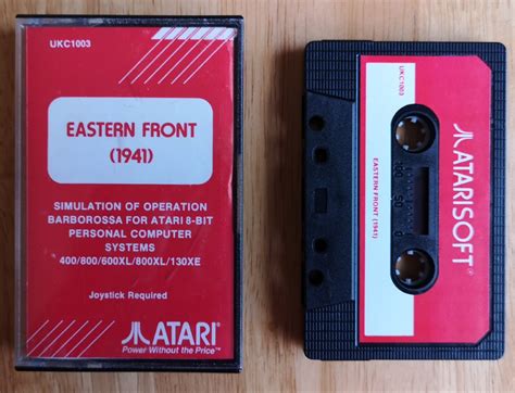 Eastern Front Copy Cassette For Atari Xl Xe