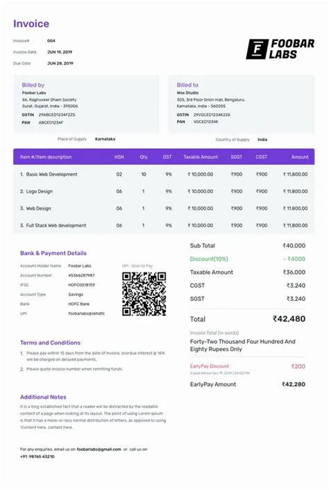 Proforma Invoice Format Templates Free PO Generator