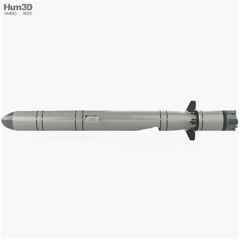 Kalibr missile 3D model - Military on Hum3D