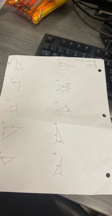 Solve Each Triangle Chegg