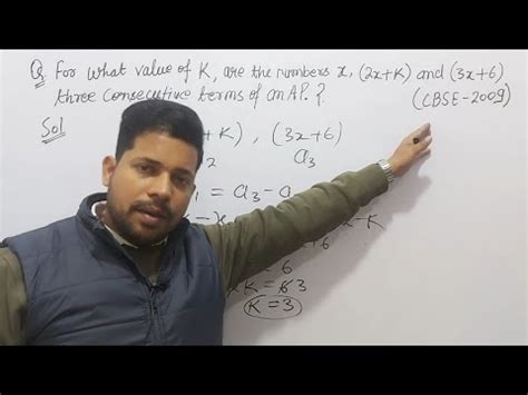 For What Value Of K Are The Number X 2x K And 3x 6 Are Three