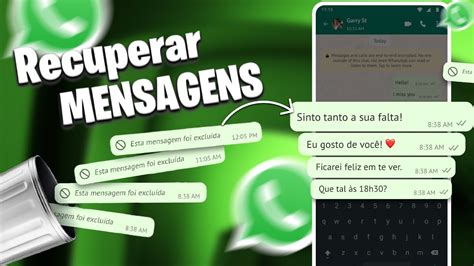 Como Recuperar Mensagens E Conversas Apagadas Do Whatsapp Youtube