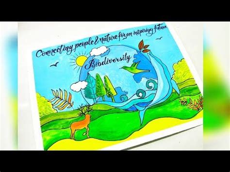 Biodiversity poster drawing/ chart project on biodiversity day/Earth ...