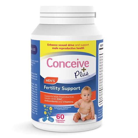 Conceive Plus Mens Fertility Support Vitamin Supplements With Zinc