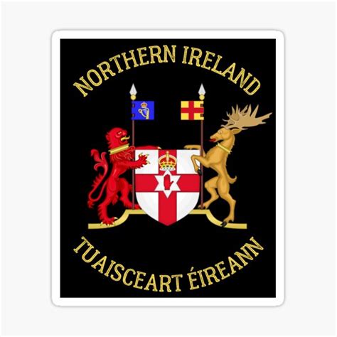 "Northern Ireland Coat of Arms" Sticker for Sale by FedSherDesign ...