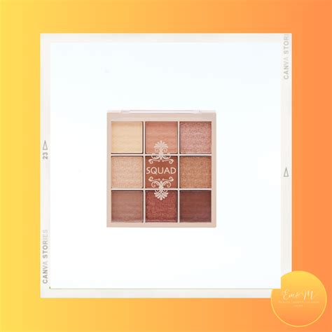 SQUAD Cosmetics Mini Eyeshadow Palette Nude Shopee Philippines