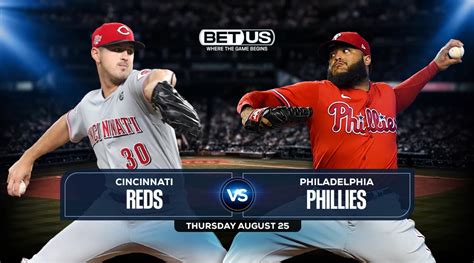 Reds Vs Phillies Aug 25 Predictions Preview Odds And Picks