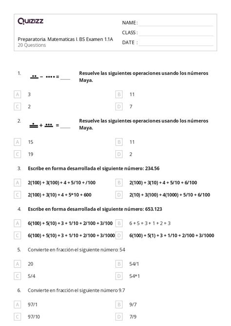 M Ximo N Divisor Hojas De Trabajo Para Grado En Quizizz