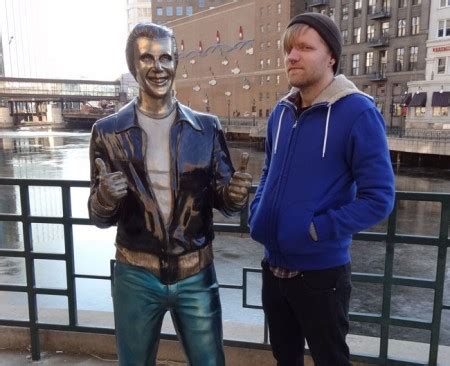 Quirky Attraction: The Bronze Fonz Statue in Milwaukee – Quirky Travel Guy