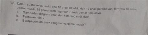 Dalam Suatu Kelas Terdiri Dari 16 Anak Laki Laki Dan 12 Anak Perempuan Soal Dan Pembahasan