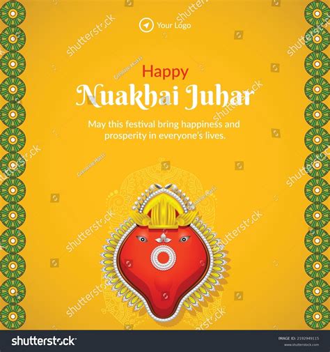 Banner Design Happy Nuakhai Juhar Template Stock Vector (Royalty Free) 2192949115 | Shutterstock