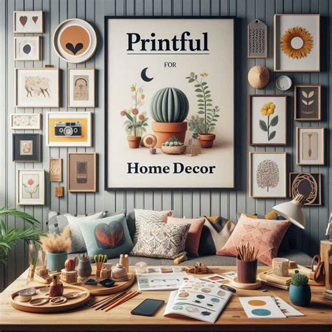 Printful for Home Decor: Design & Sell Unique Wall Art & More