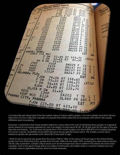 Airline Timetables Archives - World Airline Historical Society